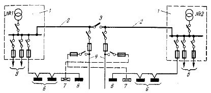Схема блок трансформатор магистраль
