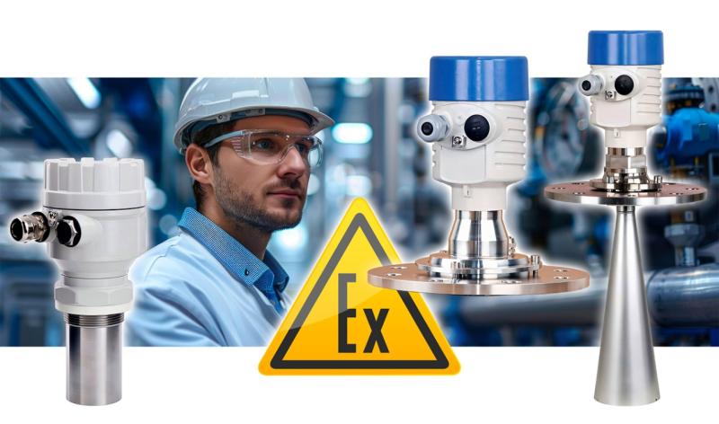 Радарные и ультразвуковые уровнемеры получили сертификат взрывозащиты