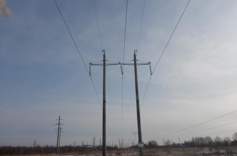 Филиал ПАО «Россети» заменил 28 опор на магистральных ЛЭП в Рязанской области