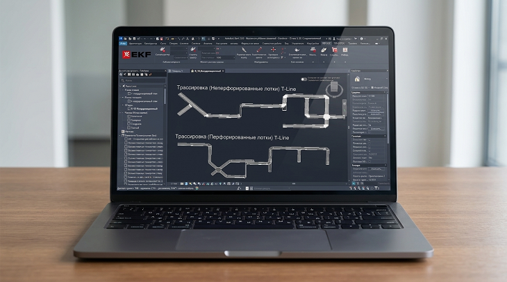 Плагин EKF «Кабеленесущие системы» для Revit