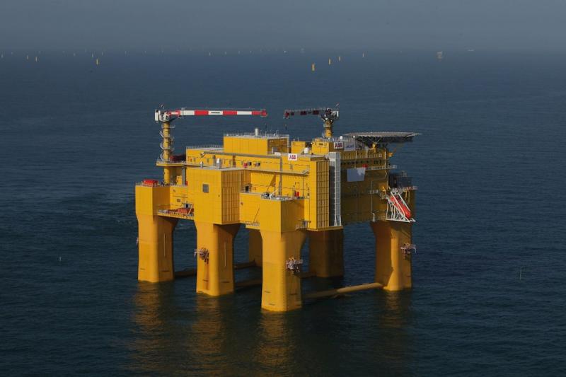 ABB обеспечит оборудованием систему передачи ветровой энергии из Северного моря