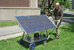 Газонокосилка на солнечной батарее