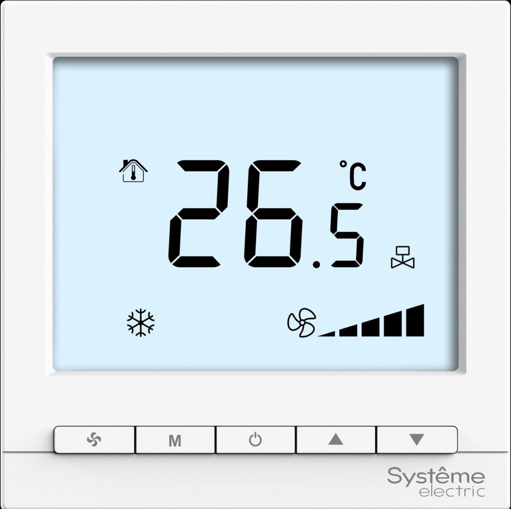 «Систэм Электрик» вывела на рынок цифровые термостаты SystemeRT для управления температурой в коммерческой недвижимости