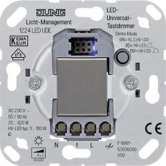 JUNG  представляет универсальные клавишные LED-диммеры