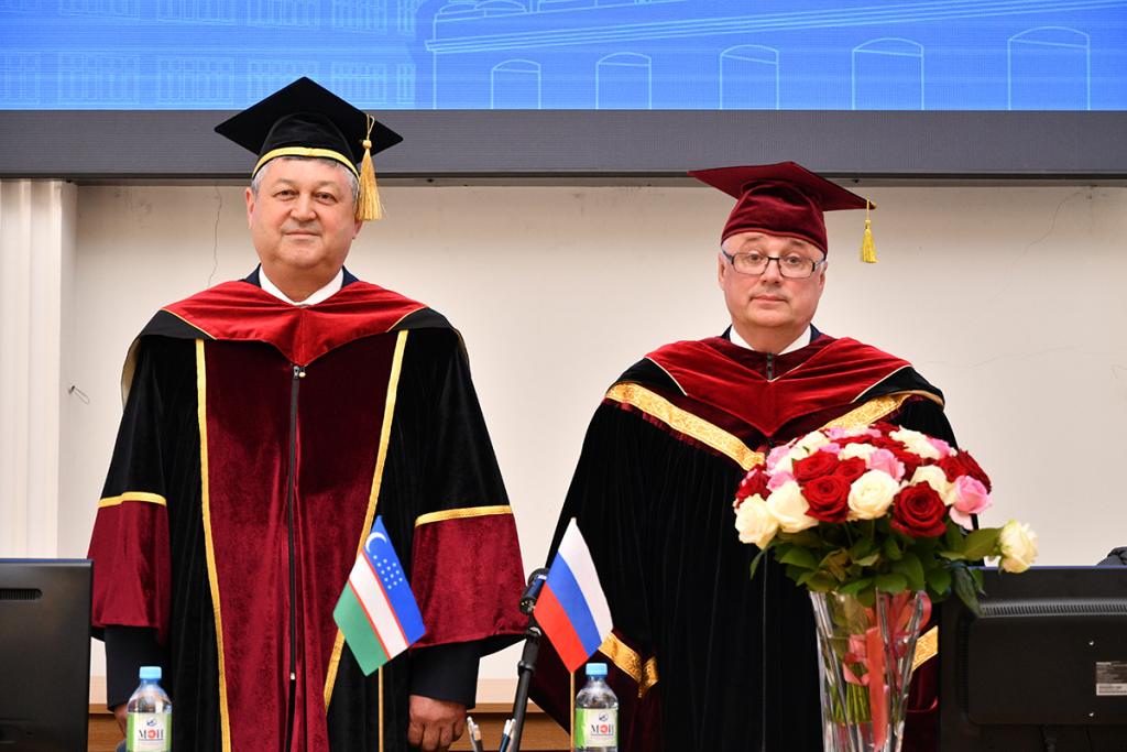 Ректору крупнейшего университета Узбекистана присвоено звание Почётного профессора МЭИ